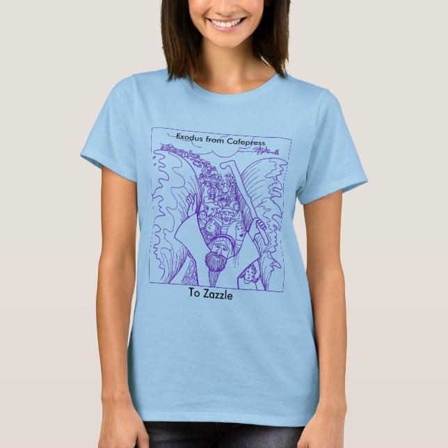 Exodus von Cafepress T-Shirt (Vorderseite)