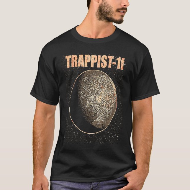 Exoplanet Extrasolar Planet Trappist 1f Astronomy  T-Shirt (Vorderseite)