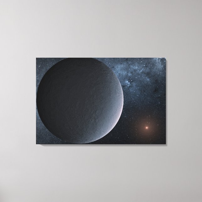 Exoplanet Ogle-2016-Blg-1195lb Orbits a Small Star Leinwanddruck (Vorderseite)