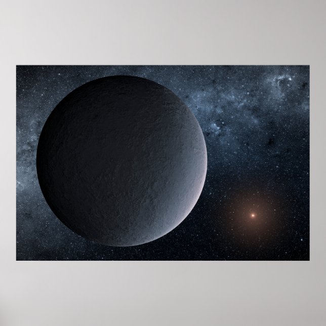 Exoplanet Ogle-2016-Blg-1195lb Orbits a Small Star Poster (Vorne)