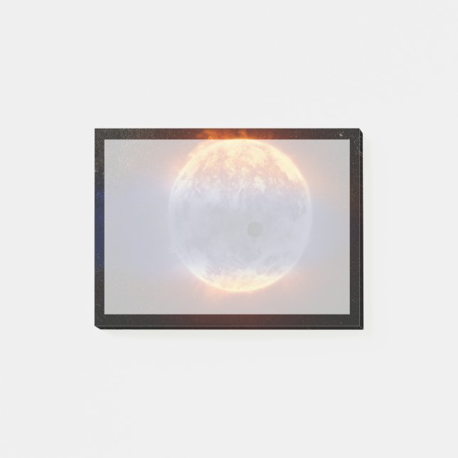 Exoplanet-Wolke GJ 3470b Post-it Klebezettel (Vorderseite)