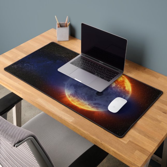 Exoplanet-Wolke GJ 3470b Schreibtischunterlage (Büro 2)