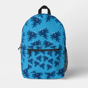 Exotic Axototl Salamander Bedruckter Rucksack