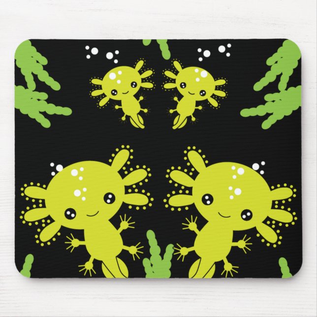 Exotic Axototl Salamander Mousepad (Vorne)