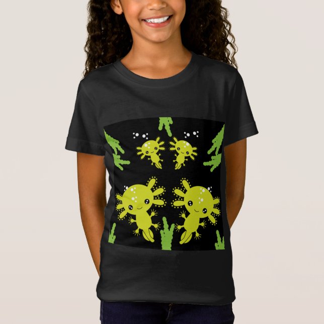 Exotic Axototl Salamander T - Shirt (Vorderseite)