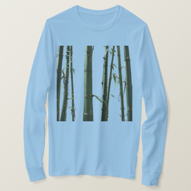 Exotic Bamboo Men's Long Sleeve T - Shirt (Design vorne)