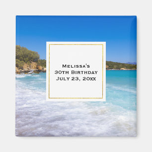 Exotic Beach Tropical Island Paradise Event Magnet