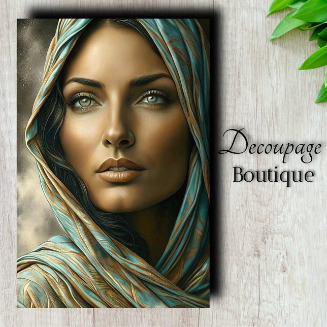 Exotic Beauty Decoupage Seidenpapier (Exotic Beauty Decoupage Tissue Paper)