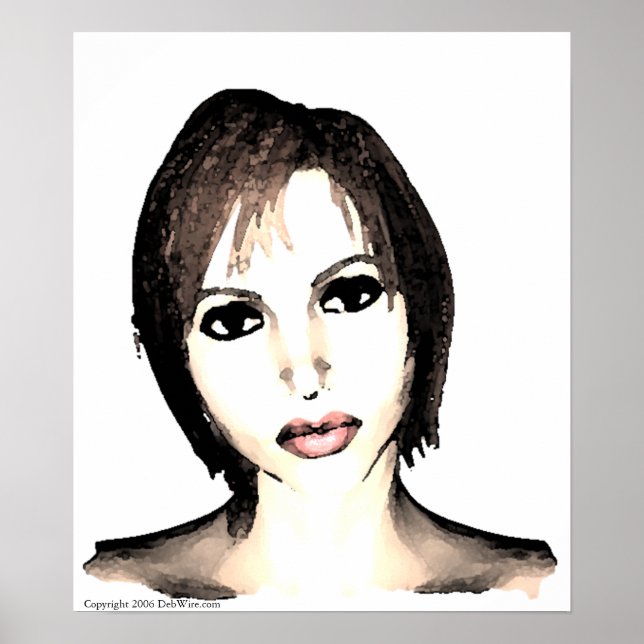 Exotic Beauty Print Poster (Vorne)