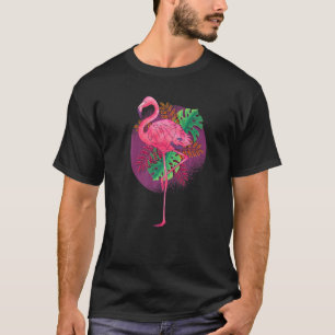 Exotic Bird Lover Tropical Animal Lover Pink Flami T-Shirt