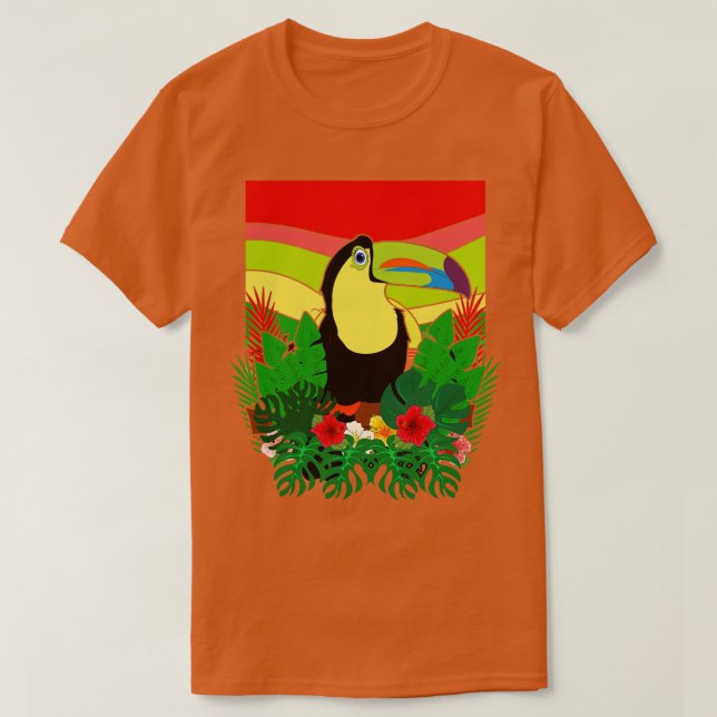 Exotic Bird Lover Vogelbeobachtung Ornithology Tro T-Shirt (Design vorne)