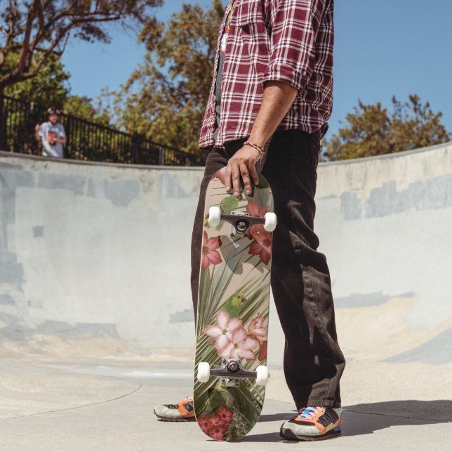 Exotic Bird Paradise 4 #art #tropical Skateboard (Außenbereich 2)