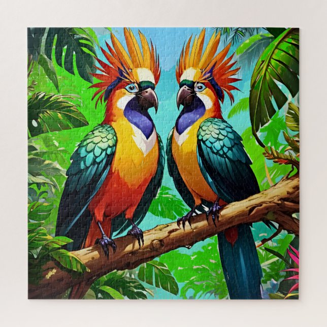 Exotic Bird Paradise Puzzle (Vertikal)