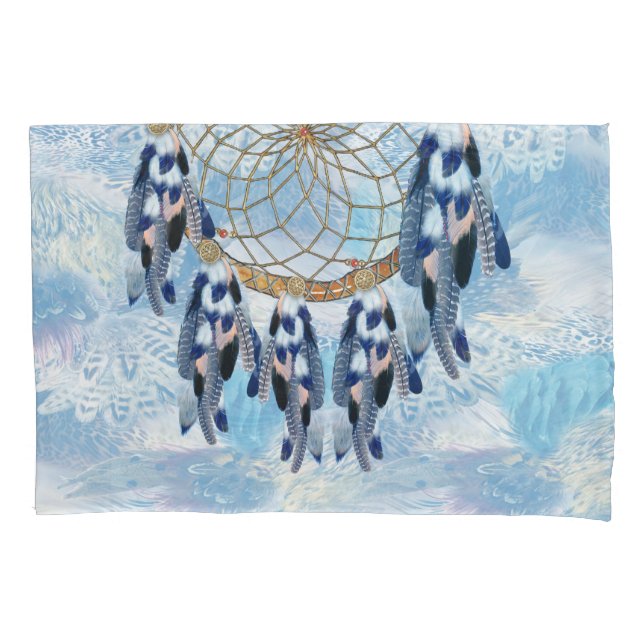 Exotic Blue Dream Catcher Kissenbezug (Vorderseite-Links)