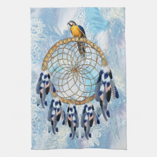 Exotic Blue Dream Catcher Wohngestaltung Geschirrtuch