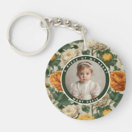 Exotic Christmas Gifts For Women Ranunculus Floral Schlüsselanhänger