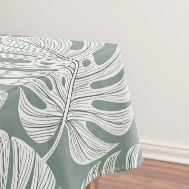 Exotic Elegant Monsteras Tischdecke (Beispiel)
