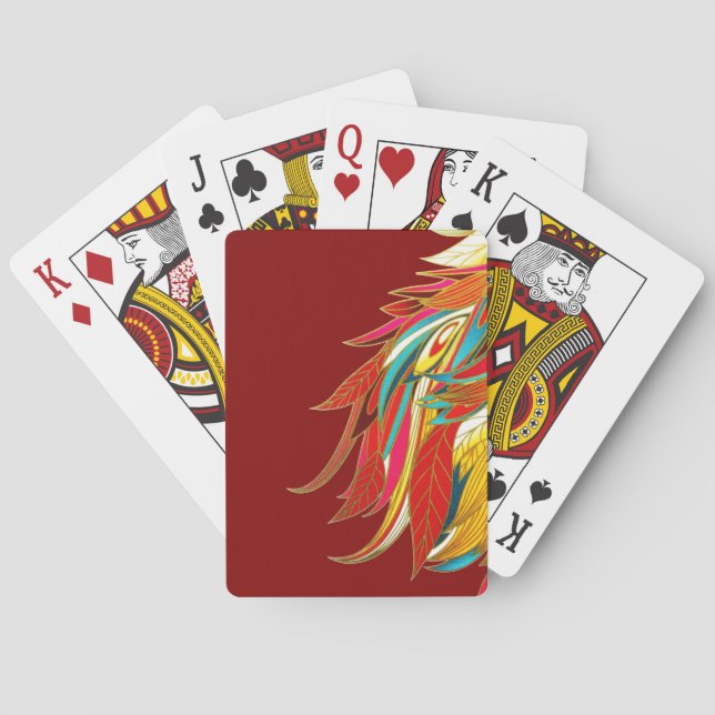 Exotic Feathers Spielkarten (Rückseite)