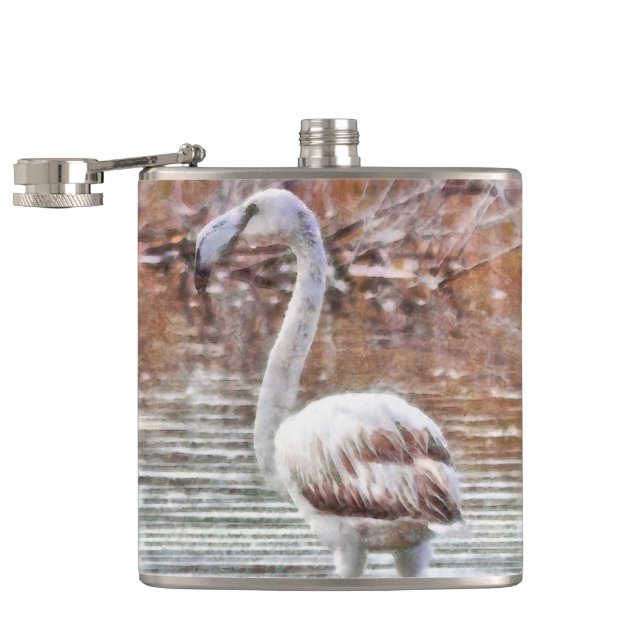 Exotic Flamingo Flachmann (Geöffnet)