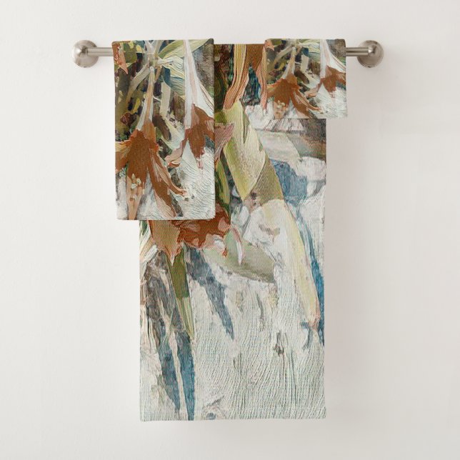 Exotic Floral Badhandtuch Set (Insitu)