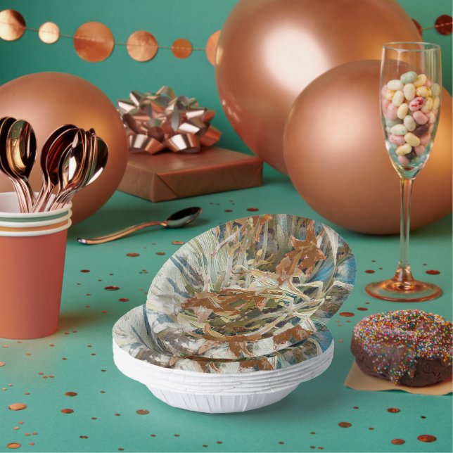 Exotic Floral Pappteller (Multi)