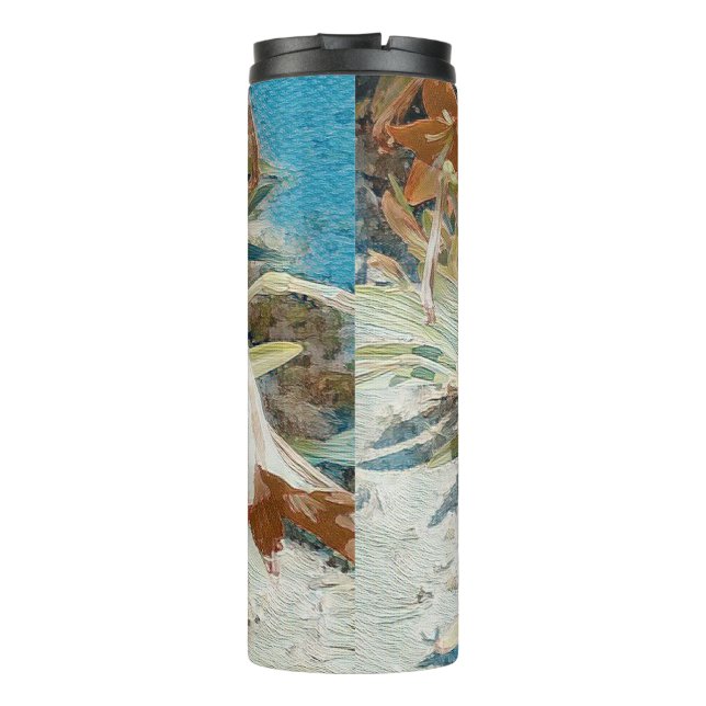 Exotic Floral Thermosbecher (Rückseite)