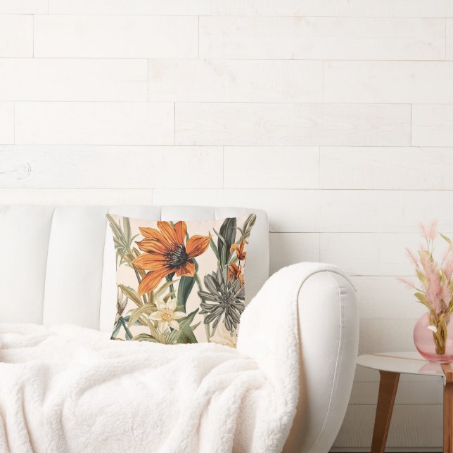 Exotic Flowers for Seasonal Home Decor Kissen (Liege)