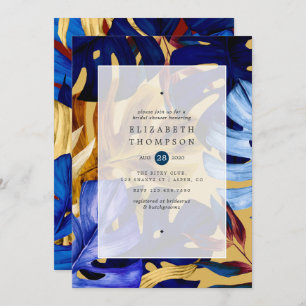 Exotic Forest Wedding Brautparty Einladung