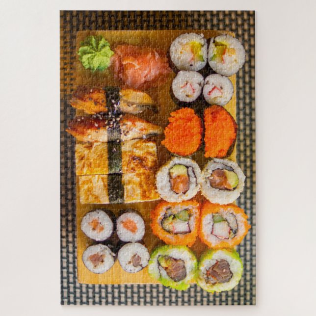 Exotic Fresh Sushi Plate Puzzle (Vertikal)