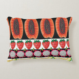 Exotic Fruits Trendy Seamless Muster Dekokissen