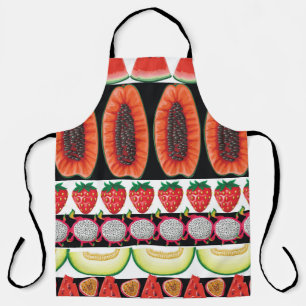 Exotic Fruits Trendy Seamless Muster Schürze