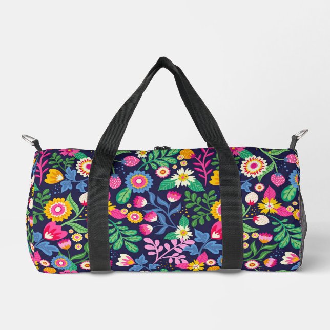 Exotic Hand Painted Floral Pattern-48330 Duffle Bag (Vorderseite)