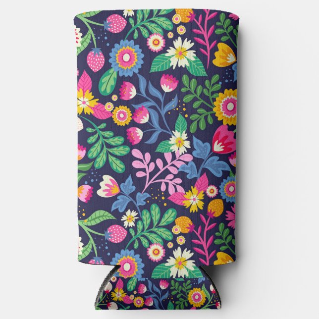 Exotic Hand Painted Floral Pattern-48330 Selters Dosenkühler (Vorderseite)