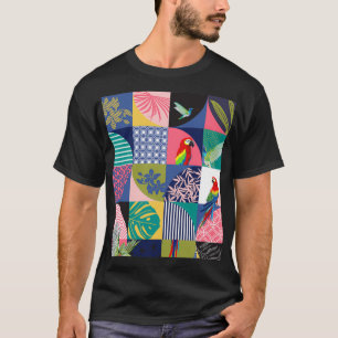 Exotic Hawaii Parrot Birds T-Shirt