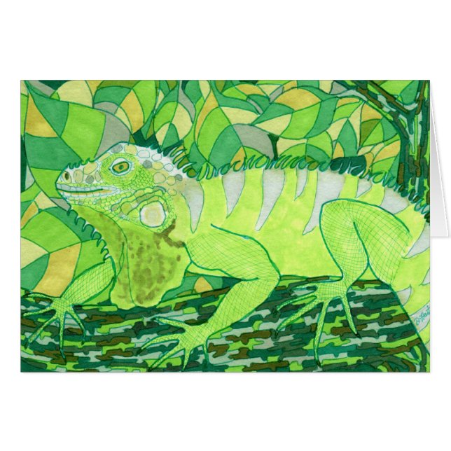 Exotic Iguana (Vorderseite (Horizontal))