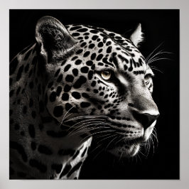 Exotic Jaguar Digital Print Poster