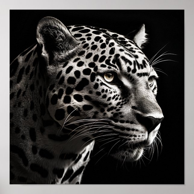 Exotic Jaguar Digital Print Poster (Vorne)