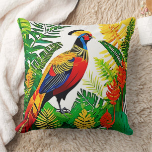Exotic Jungle Pheasant Kissen