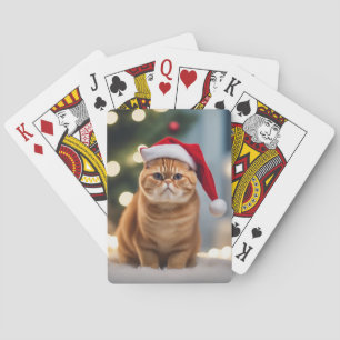Exotic Kurzweihnachtsfest Spielkarten
