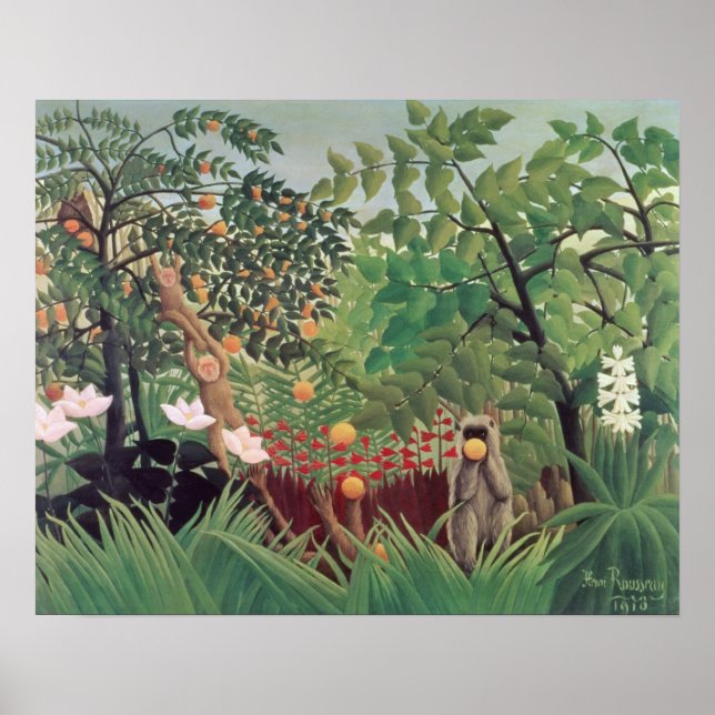 Exotic Landscape, 1910 Poster (Vorne)