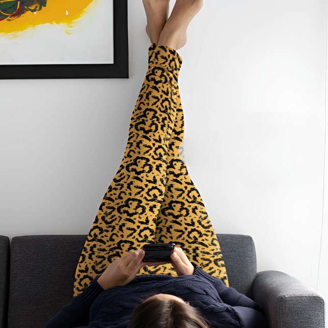 Exotic Leopard Safari Print Leggings (Von Creator hochgeladen)