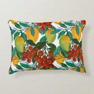 Exotic Mango: Sommer nahtlos Dekokissen
