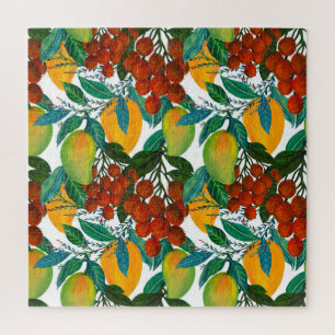 Exotic Mango: Sommer nahtlos Puzzle