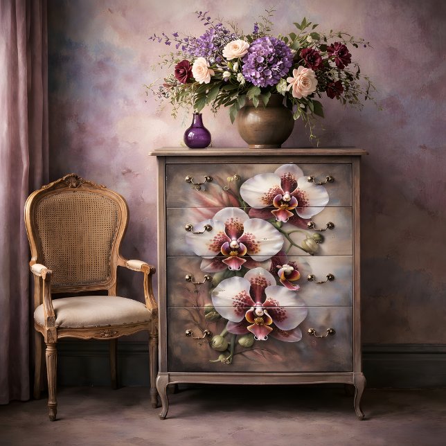 Exotic Orchid Art Decoupage Seidenpapier (Exotic Orchid Art Decoupage Tissue Paper)