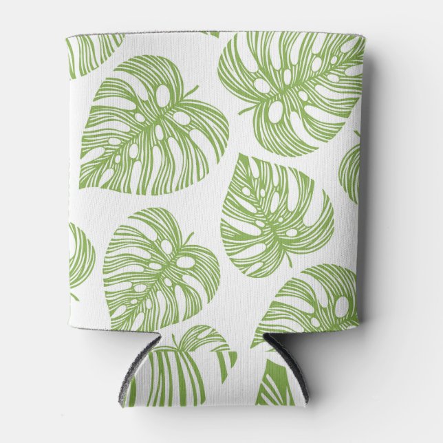Exotic Palm Blätter Vintag Dosenkühler (Vorderseite)