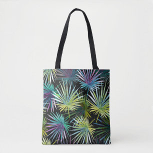 Exotic Palm Blätter Wasserfarbe