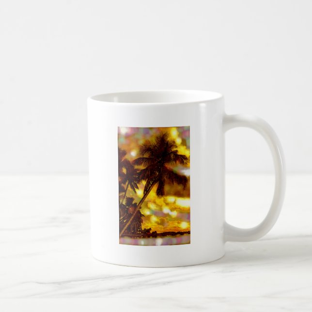 Exotic Palm Tree Kaffeetasse (Rechts)