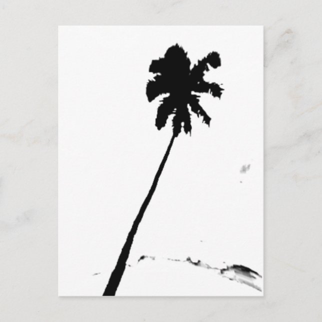 Exotic Palm Tree Postkarte (Vorderseite)