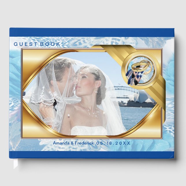 Exotic-Parrot-Bläserfeder Gästebuch (Vorderseite)