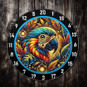 Exotic Parrot Dartboard für lebendige Zimmer Dartscheibe